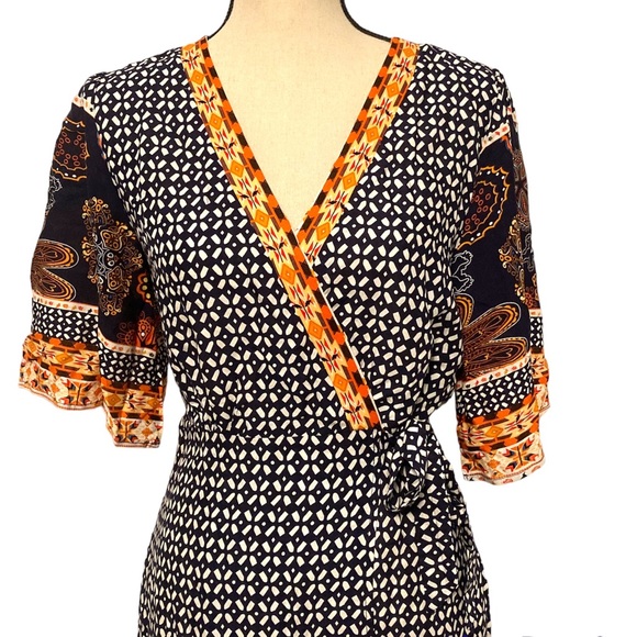 Suzanne Betro Hi-Low wrap dress - Picture 5 of 16